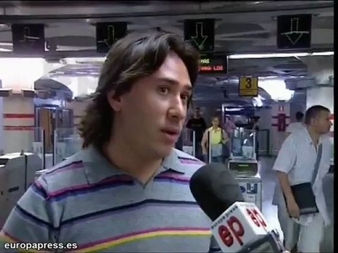 Usuarios de Metro Madrid viven la huelga