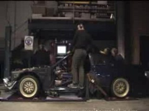 street racing Skyline R33 Jumps off Dyno