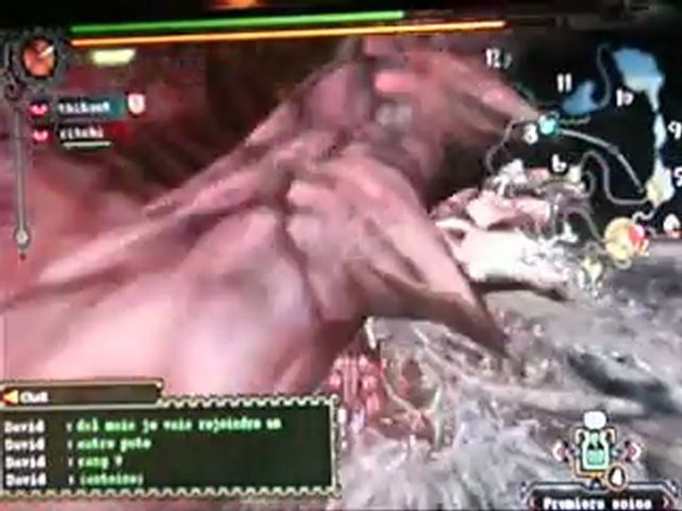 Moi et richard sur minster hunter tri dans la quete avancé mauvais présage.