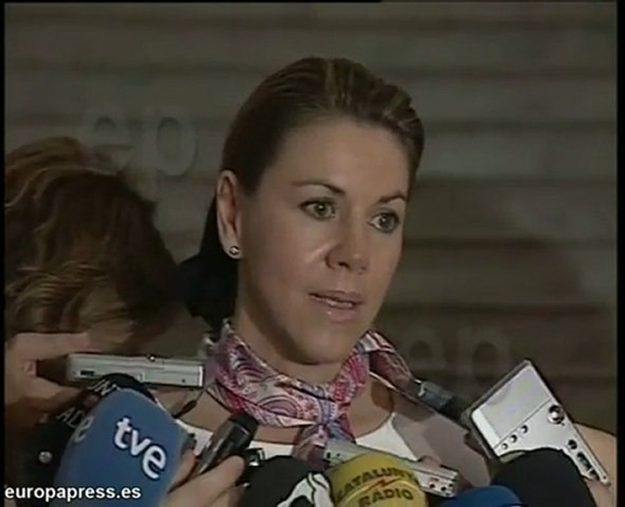 Cospedal pide explicaciones a Zapatero por la manifestación