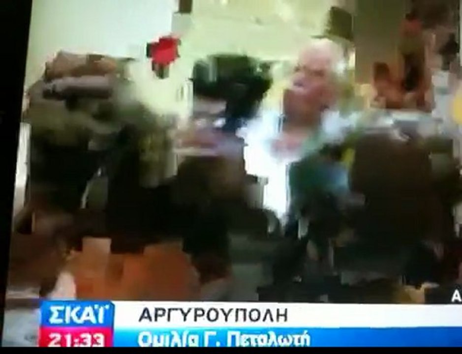 Ο Πεταλωτής μιλα στα ΚΑΠΗ Αργυρούπολης
