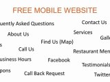 Free Mobile Website for Small Businesses