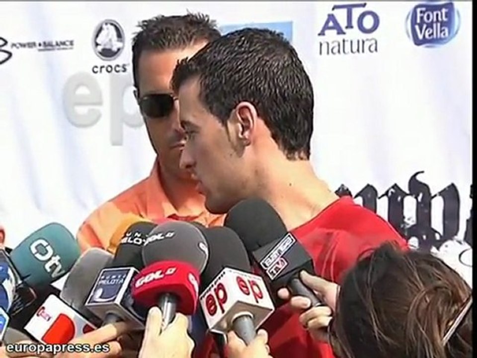 Busquets recibido en su ciudad