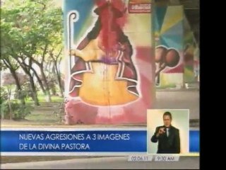 Nuevos ataques a imágenes de la Divina Pastora