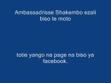 Info oyo batié na facebook pona Ambassadrice Shakembo, ezali biso te bato topesi yango, Attention!