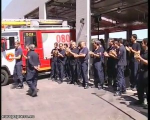 Minuto de silencio por el incendio de Horta