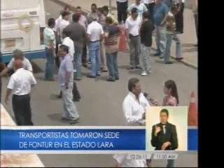 Paro de transporte en Lara