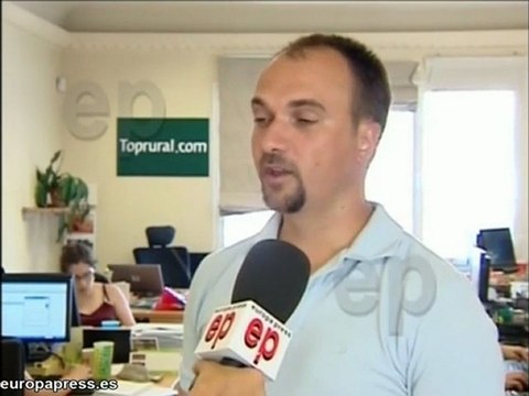 Descienden las reservas de casas rurales