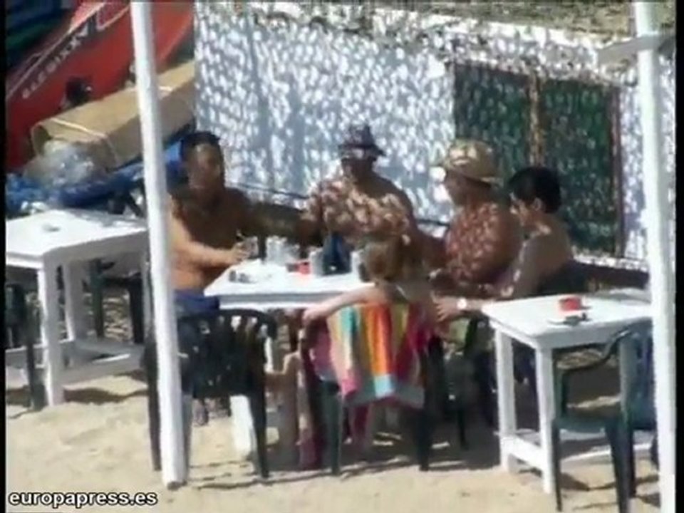 Jesús Vázquez disfruta en las playas ibicencas