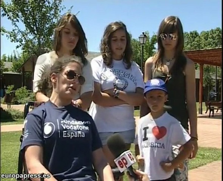 Campamento con más de 30 discapacitados