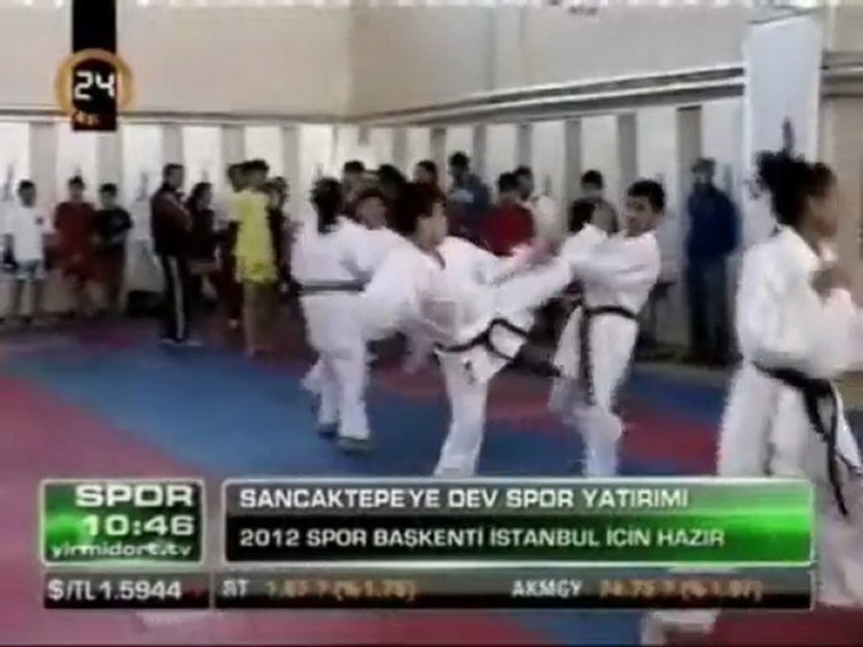 Sancaktepe Spor Salonu Temel Atma Töreni-Kanal 24