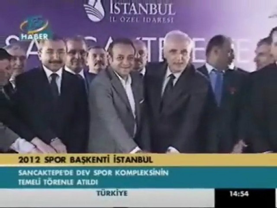 Sancaktepe Spor Salonu Temel Atma Töreni-Tgrt Haber