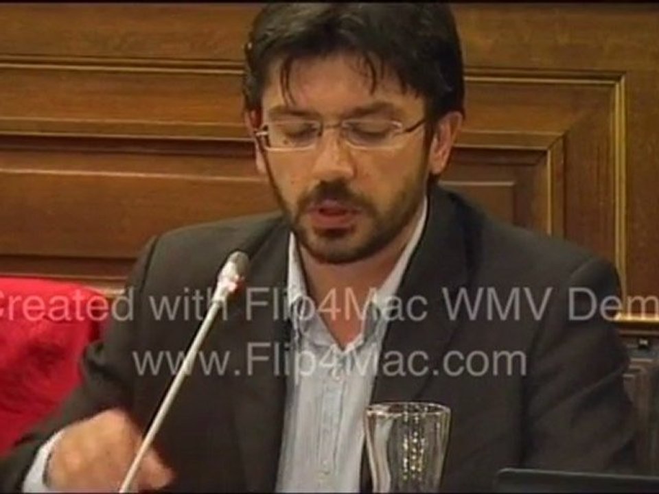 Intervention Laurent Guillard - Europe Ecologie Les Verts - Conseil municipal 12/05/11
