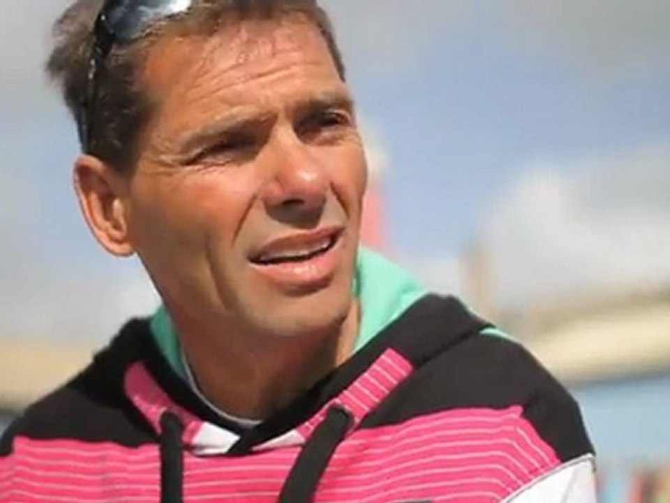 Kiteboard tow-in with Mark Mathews