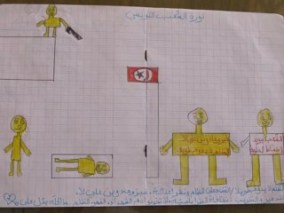 Dessins des Enfants de la Révolution Tunisienne