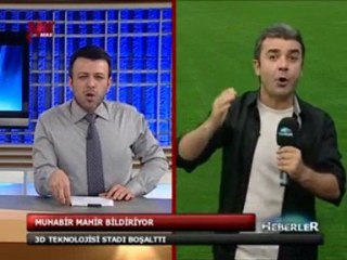 3D TEKNOLOJİSİ STADI BOŞALTTI!