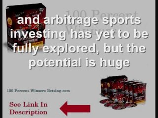 100 Percent Winners - Sports Betting Software