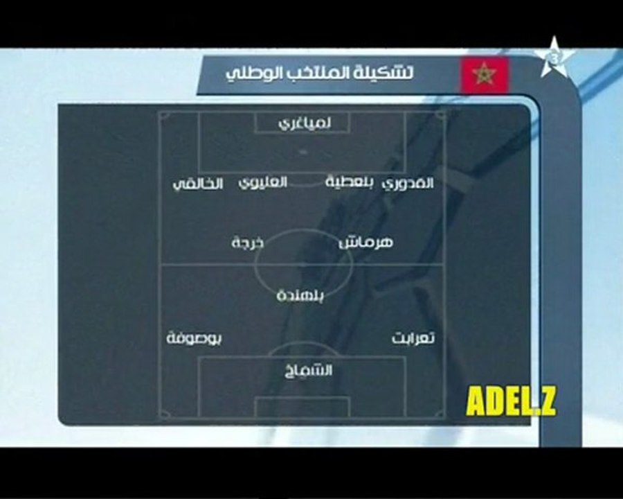 Maroc vs Algerie la liste des 11 titulaires 04.06.2011