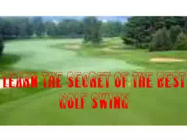 playing golf