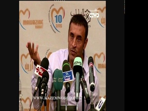 اللقاء الصحفي للقيصر كاظم الساهر في موازين 2011