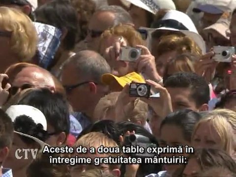 Benedict al XVI-lea: Iubirea lui Dumnezeu intră în istorie