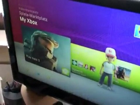 Playing Xbox 360 in Full HD 1080p on the LG Flatron E2240T 22 LCD LED Monitor