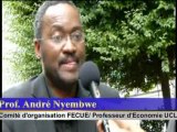 Prof. André Nyembwe explique les objectifs du Forum Economique Congolais dans l'UE à Bruxelles