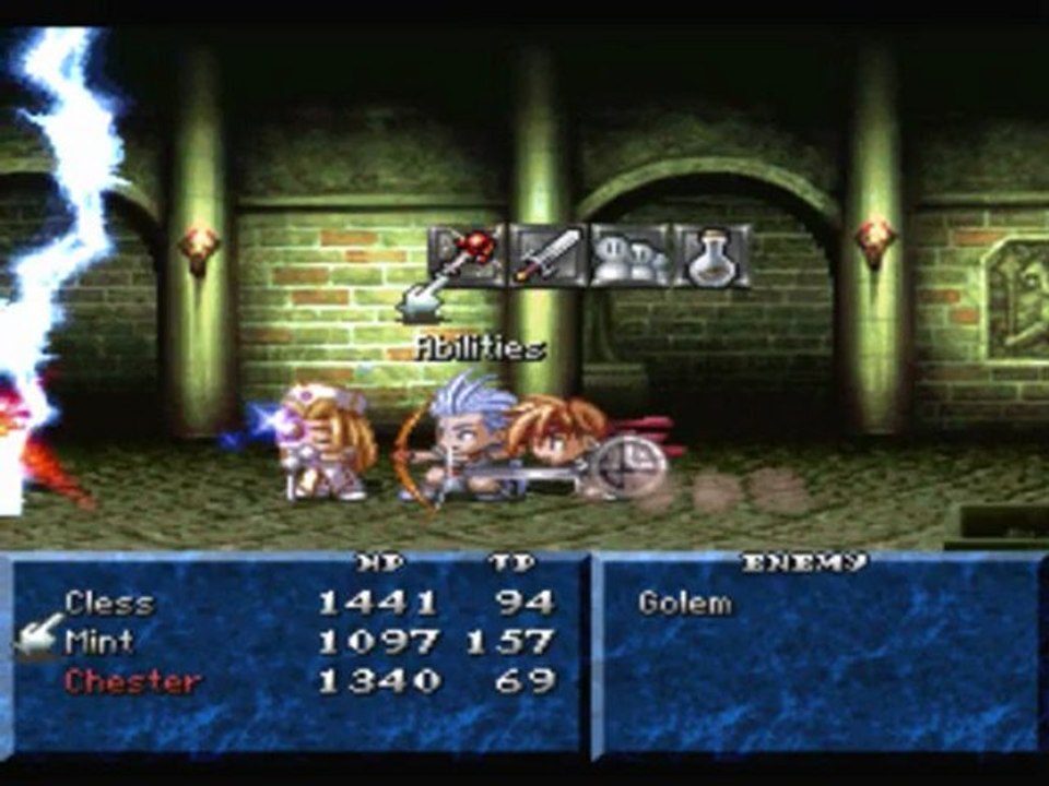 Tales of Phantasia : Boss 2*golem : No damage