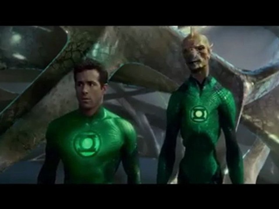 Green Lantern movie footage 'Discovering Oa!'