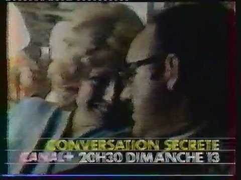 Canal+ Septembre 1987 3 Bandes-annonces et 1 Jingle pub