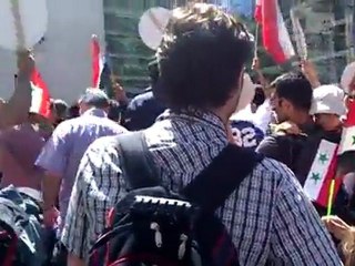 Pro-president Bashar Al-Assad demonstration