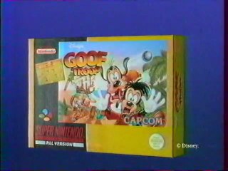 Publicité Goof Troop Capcom Super Nintendo 1993