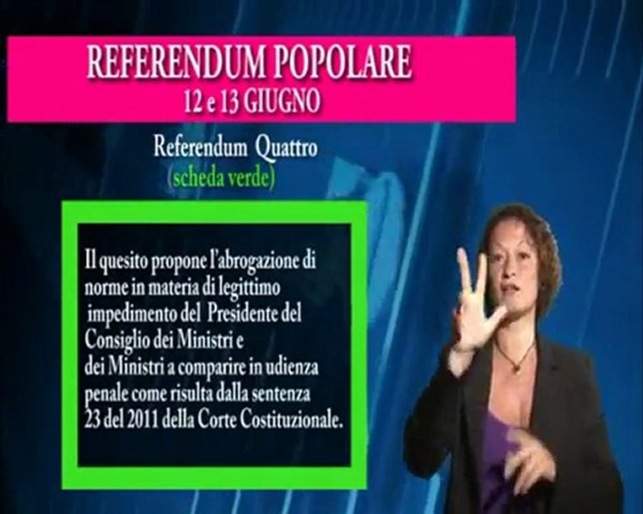 Referendum popolari abrogativi del 12 e 13 giugno 2011