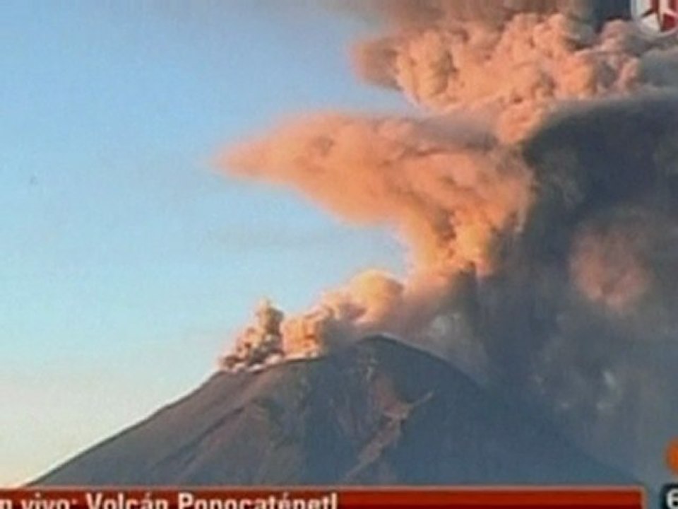 Mexico volcano erupts