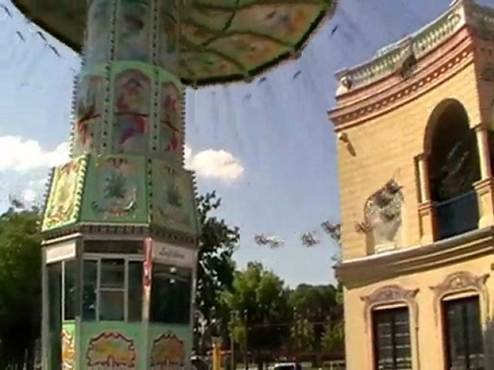 Esti in Vienna Prater Park - Carousel