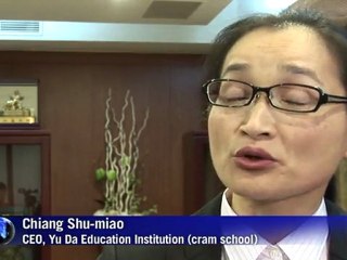 Cram schools boom in competitive Taiwan