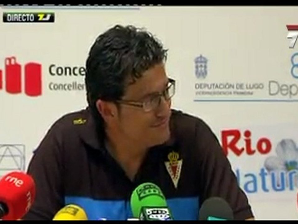 Celebración Íntegra de los jugadores del Murcia en Lugo