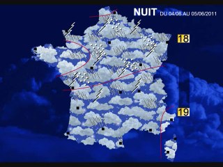 Météo 5 juin 2011: Orages violents