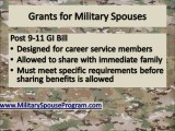 Grants for Military Spouses