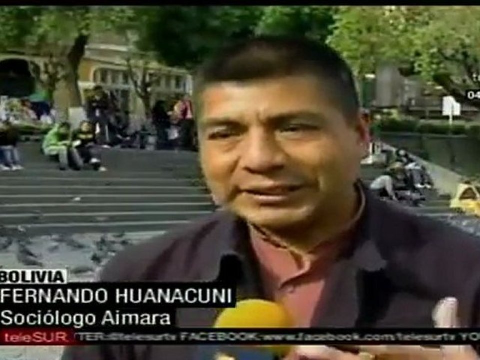 Comida comunitaria de aymaras