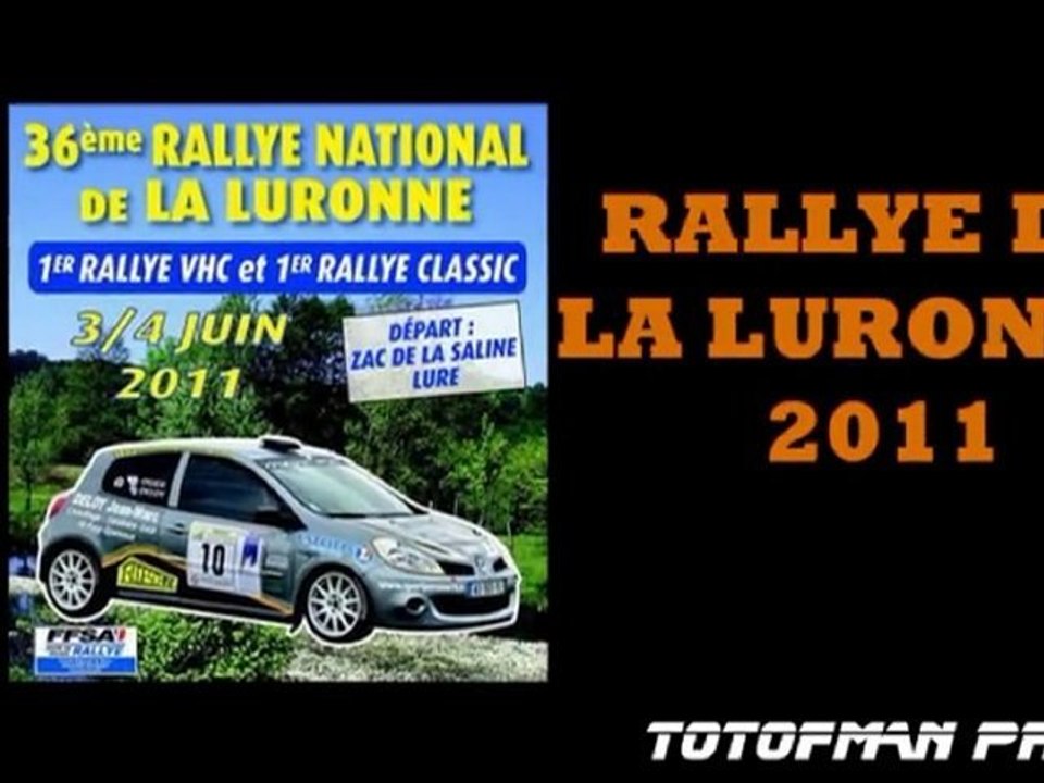 Rallye National de la Luronne 2011