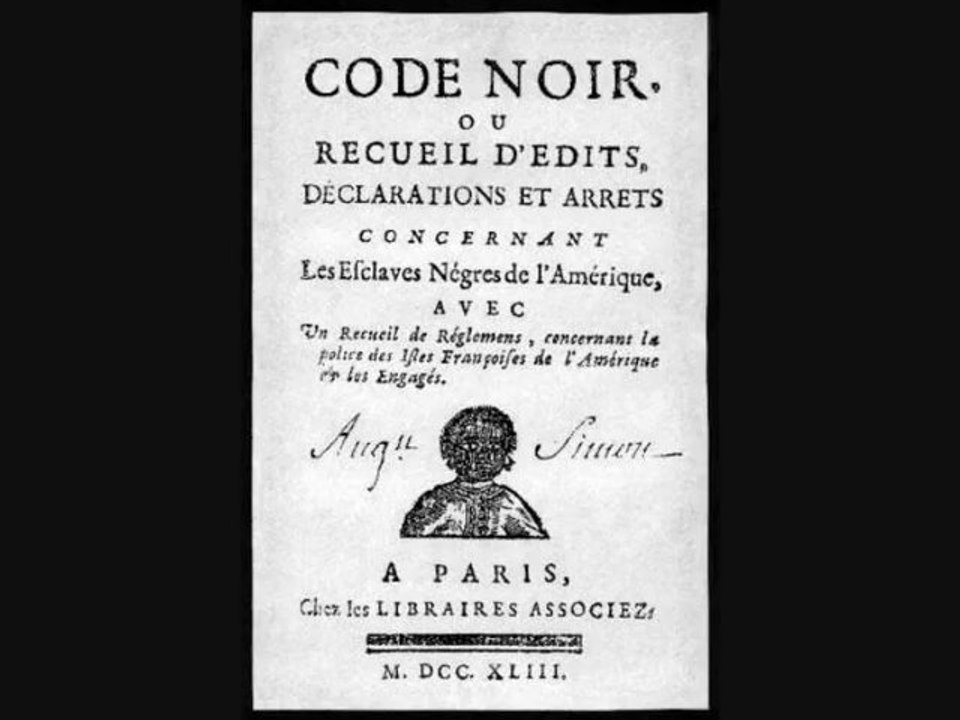 Le code noir de dieudonn La reconnaissance