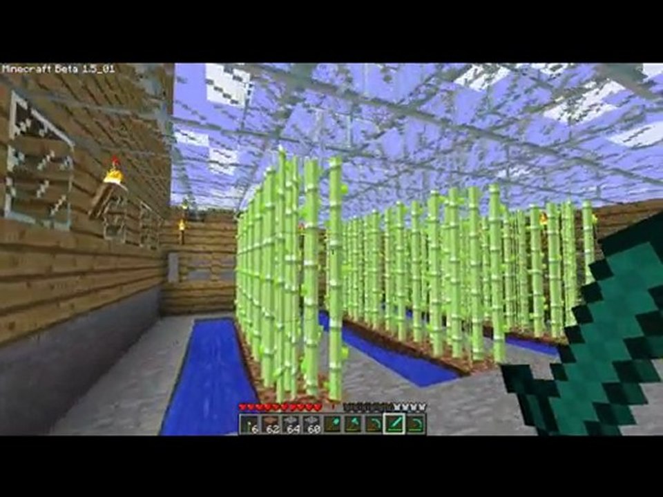 Presentation de ma demeure dans minecraft
