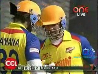 Karnataka Bulldozers vs Chennai Chennai Rhinos Inning over13