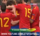 Golazo de penalty de Ezequiel Calvente con España