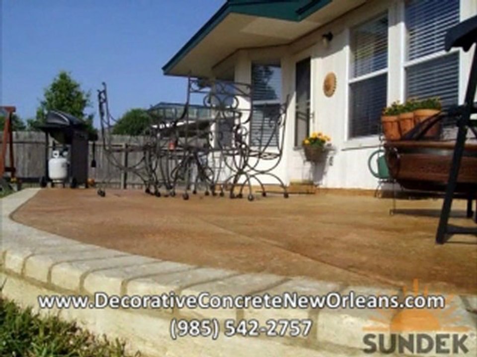 Stained Concrete New Orleans LA Acid Stain Flooring Mandeville