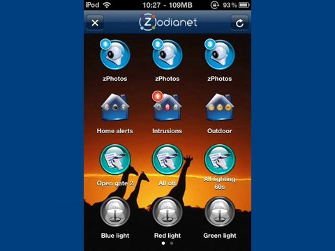 Enhanced home automation App on iPhone