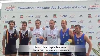 Championnat de France senior bateaux longs 2011 : Finales A FS2X et HS2X