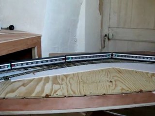 rame corail sur aiguillages de fabrication maison