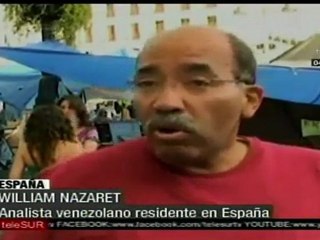 Resalta analista voluntarismo en protestas de España